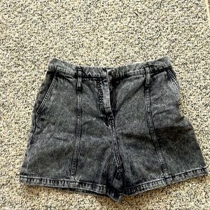 Zara High Waisted Jean Shorts